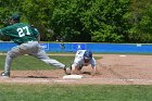 Baseball vs Babson  Wheaton College Baseball vs Babson during Championship game of the NEWMAC Championship hosted by Wheaton. - (Photo by Keith Nordstrom) : Wheaton, baseball, NEWMAC